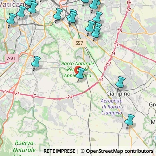 Mappa Via i XXV della Campagna, 00178 Roma RM, Italia (7.084)