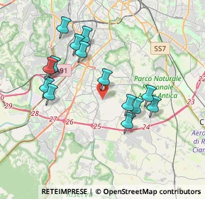 Mappa Via Alessandro Dudan, 00143 Roma RM, Italia (3.80286)