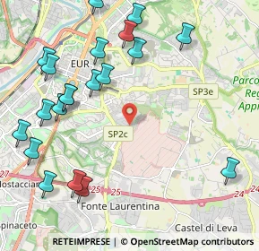 Mappa Via Alessandro Dudan, 00143 Roma RM, Italia (2.7435)