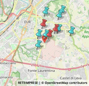 Mappa Via Alessandro Dudan, 00143 Roma RM, Italia (1.52818)