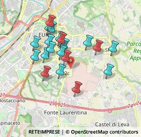Mappa Via Alessandro Dudan, 00143 Roma RM, Italia (1.686)