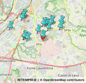 Mappa Via Alessandro Dudan, 00143 Roma RM, Italia (1.8825)