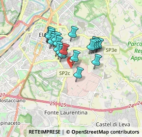 Mappa Via Alessandro Dudan, 00143 Roma RM, Italia (1.369)