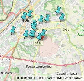 Mappa Via Alessandro Dudan, 00143 Roma RM, Italia (1.73857)