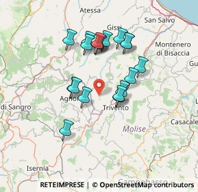 Mappa Via Ficenne, 66045 Schiavi di Abruzzo CH, Italia (12.71579)