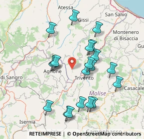 Mappa Via Ficenne, 66045 Schiavi di Abruzzo CH, Italia (15.4985)