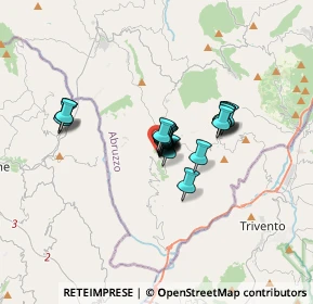 Mappa Via Ficenne, 66045 Schiavi di Abruzzo CH, Italia (2.037)