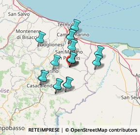 Mappa Via Provinciale, 86049 Ururi CB, Italia (10.61722)