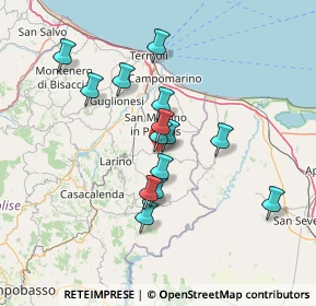 Mappa Via Provinciale, 86049 Ururi CB, Italia (12.485)