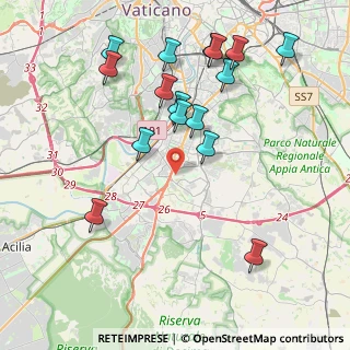 Mappa Via Salvatore Quasimodo, 00144 Roma RM, Italia (4.61688)