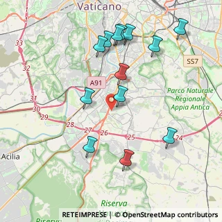 Mappa Via Salvatore Quasimodo, 00144 Roma RM, Italia (4.51154)