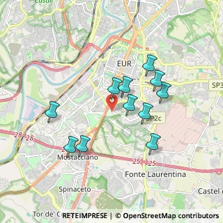 Mappa Via Salvatore Quasimodo, 00144 Roma RM, Italia (1.72545)