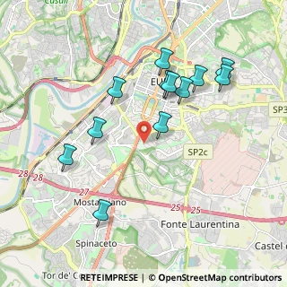 Mappa Via Salvatore Quasimodo, 00144 Roma RM, Italia (2.03833)