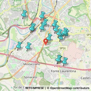 Mappa Via Salvatore Quasimodo, 00144 Roma RM, Italia (1.97667)