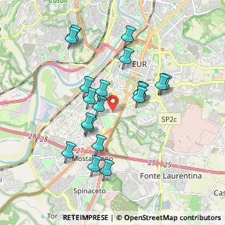 Mappa Via Carlo Levi, 00144 Roma RM, Italia (1.83158)
