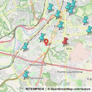 Mappa Via Carlo Levi, 00144 Roma RM, Italia (3.12583)