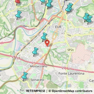 Mappa Via Carlo Levi, 00144 Roma RM, Italia (3.88625)