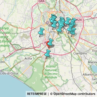 Mappa Via Carlo Levi, 00144 Roma RM, Italia (8.04176)