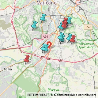 Mappa Via Carlo Levi, 00144 Roma RM, Italia (3.76286)
