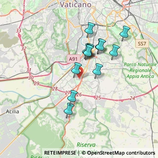 Mappa Via Carlo Levi, 00144 Roma RM, Italia (3.29462)