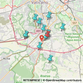 Mappa Via Carlo Levi, 00144 Roma RM, Italia (3.13333)