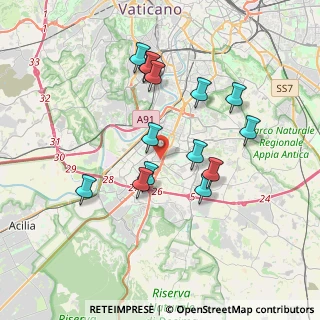 Mappa Dir. Centro Commerciale, 00144 Roma RM, Italia (3.59071)