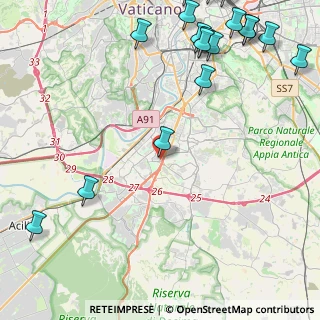 Mappa Dir. Centro Commerciale, 00144 Roma RM, Italia (7.2075)