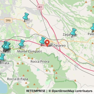 Mappa Via del Sambuco, 00030 San Cesareo RM, Italia (7.19667)