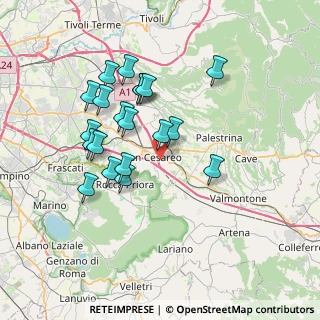 Mappa Via di Colle Noletto, 00030 San Cesareo RM, Italia (7.048)
