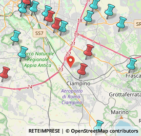 Mappa Via R. Bianchi Bandinelli, 00178 Roma RM, Italia (6.443)