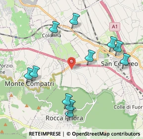Mappa Via della Faeta, 00030 San Cesareo RM, Italia (2.40364)