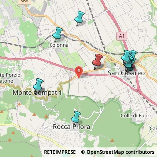 Mappa Via della Faeta, 00030 San Cesareo RM, Italia (2.544)