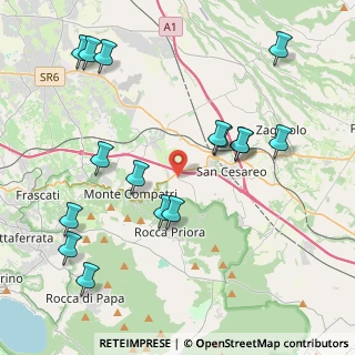 Mappa Via della Faeta, 00030 San Cesareo RM, Italia (4.92063)