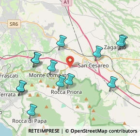 Mappa Via della Faeta, 00030 San Cesareo RM, Italia (4.72)