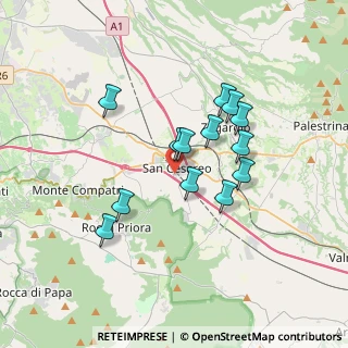 Mappa Via Francesco Crispi, 00030 San Cesareo RM, Italia (3.10154)