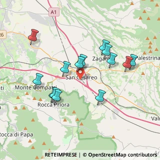 Mappa Via Francesco Crispi, 00030 San Cesareo RM, Italia (3.85929)