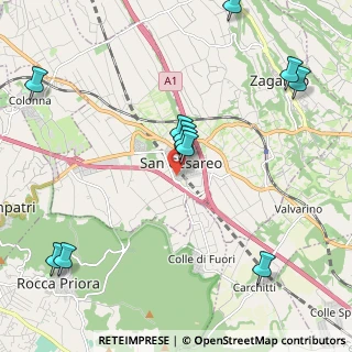 Mappa Via Francesco Crispi, 00030 San Cesareo RM, Italia (2.65909)