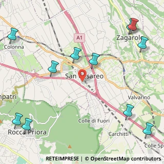 Mappa Via Francesco Crispi, 00030 San Cesareo RM, Italia (3.29636)