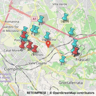 Mappa Via della Cavona, 00044 Frascati RM, Italia (2.228)