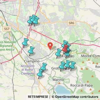 Mappa Via della Cavona, 00044 Frascati RM, Italia (4.21067)