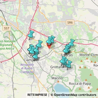 Mappa Via della Cavona, 00044 Frascati RM, Italia (3.27706)