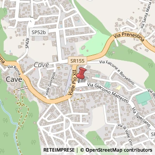 Mappa Via Giacomo Matteotti, 4, 00033 Cave, Roma (Lazio)