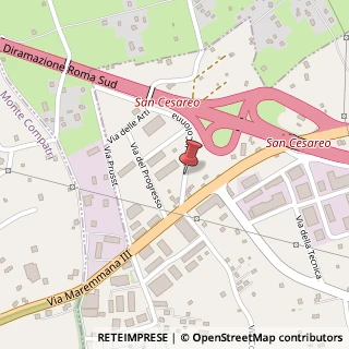 Mappa Via di Colonna, 7, 00030 San Cesareo, Roma (Lazio)