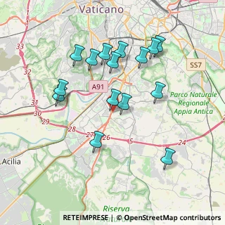 Mappa Piazzale Venticinque Marzo, 00144 Roma RM, Italia (3.86733)