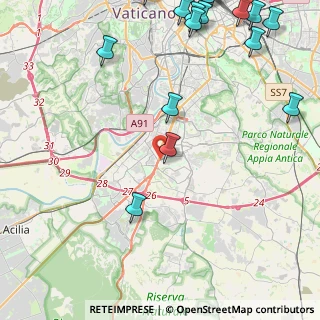 Mappa Piazzale Venticinque Marzo, 00144 Roma RM, Italia (6.95625)