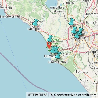 Mappa Via degli Atolli, 00054 Focene RM, Italia (16.13273)
