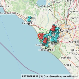 Mappa Via degli Atolli, 00054 Focene RM, Italia (10.357)