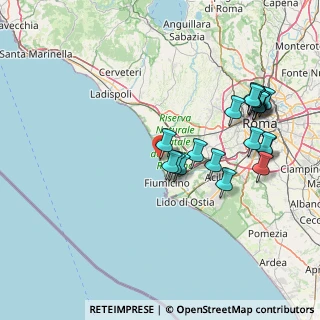 Mappa Via degli Atolli, 00054 Focene RM, Italia (17.194)