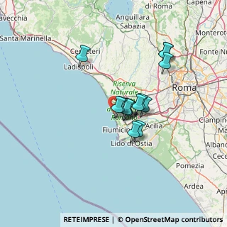 Mappa Via degli Atolli, 00054 Focene RM, Italia (9.898)