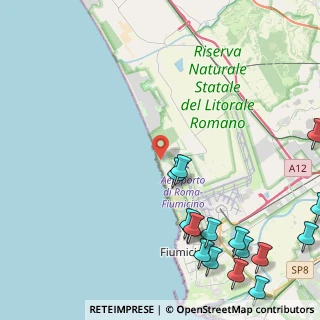 Mappa Via degli Atolli, 00054 Focene RM, Italia (6.71125)